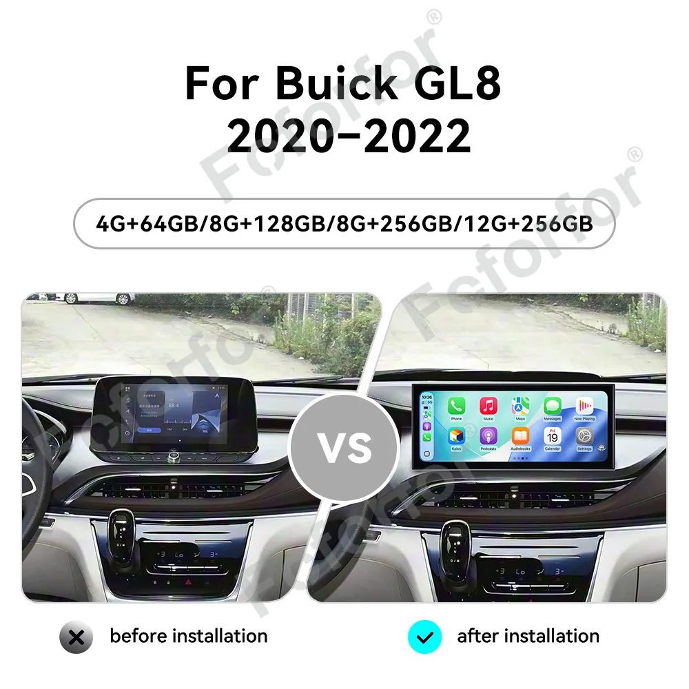 

Wireless CarPlay 15.8 Inch Android 15 HD Touch Screen GPS Navigation Radio Audio Stereo For Buick GL8 2020-2022 DSP Head Unit