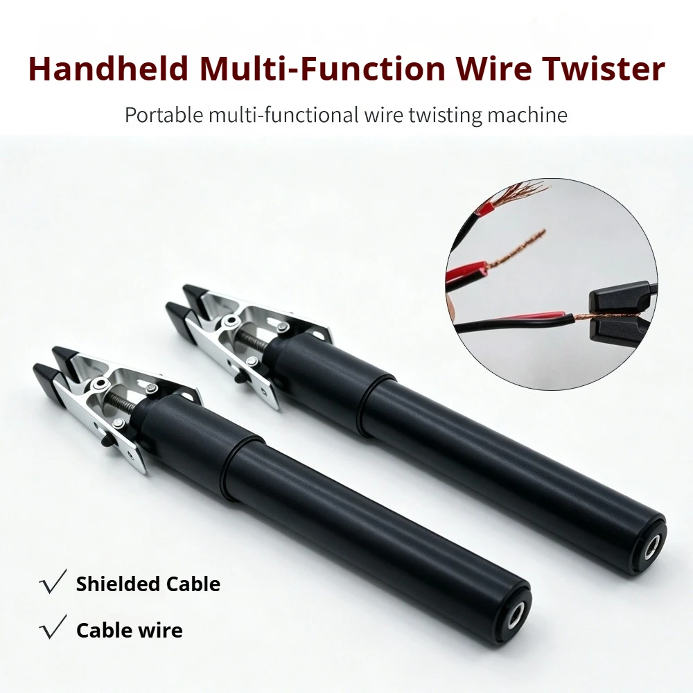 Electric Wire Twisting Machine Portable USB 5V Wire Twister Tool Adjustable Speed Handheld Forward-Reverse Twisting Device