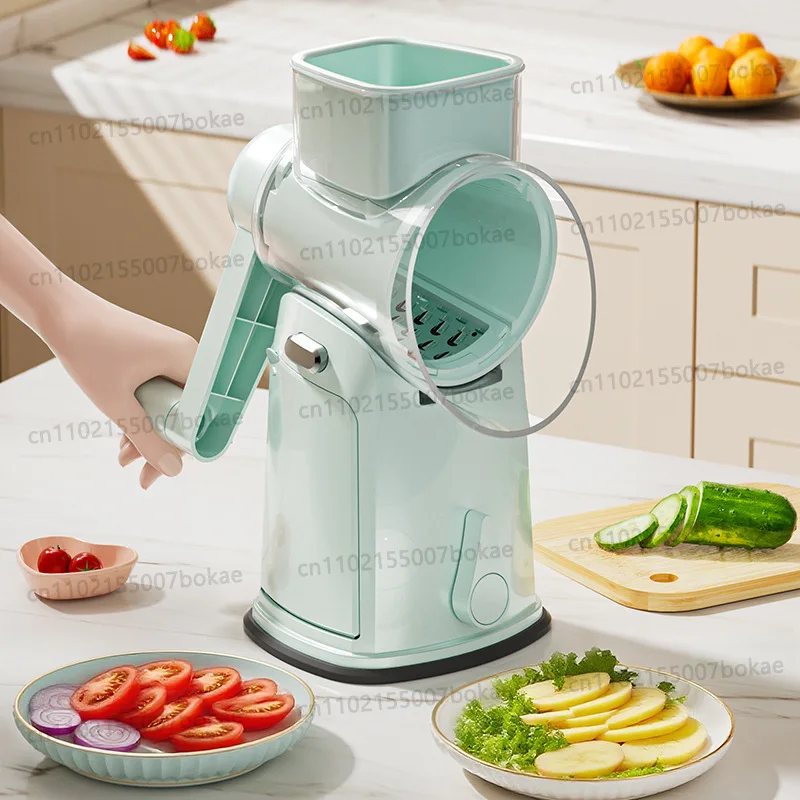 Multifunctional vegetable cutting handy gadget hand rocker kitchen grater slicer potato grater shredder