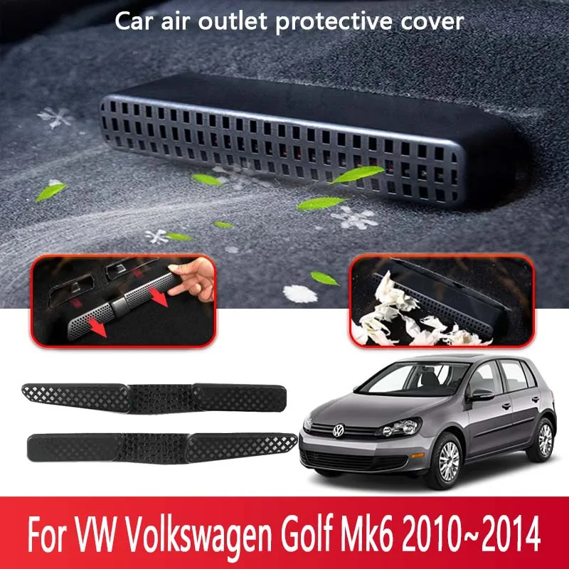 

Car Air Vent Covers For VW Volkswagen Golf Mk6 2010~2014 Seat Air Conditioner Duct Outlet Dustproof Cover Interior Accessorie