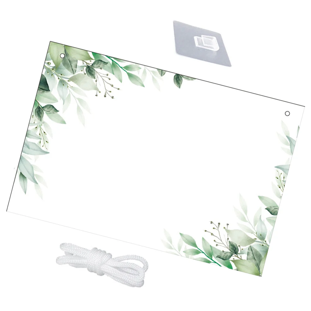 Blank Writing Pad Memo Board Dry Erase with Lines Whiteboards Hanging Write Planning Clear Schedule Acrylic