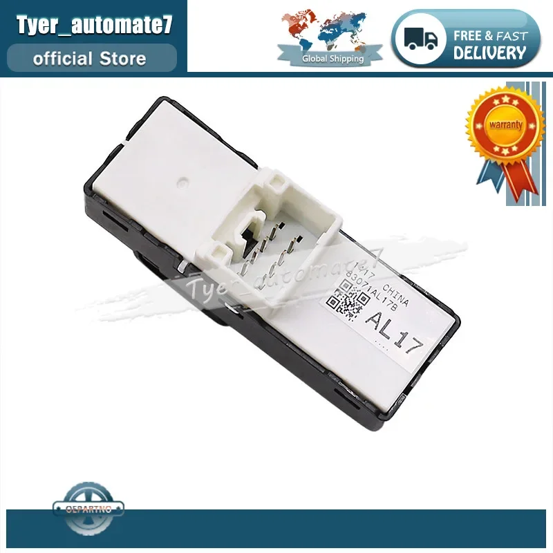 For 2015-2017 Subaru Outback 2015-2017 Subaru Legacy Right Power Window Control Switch 83071AL17B