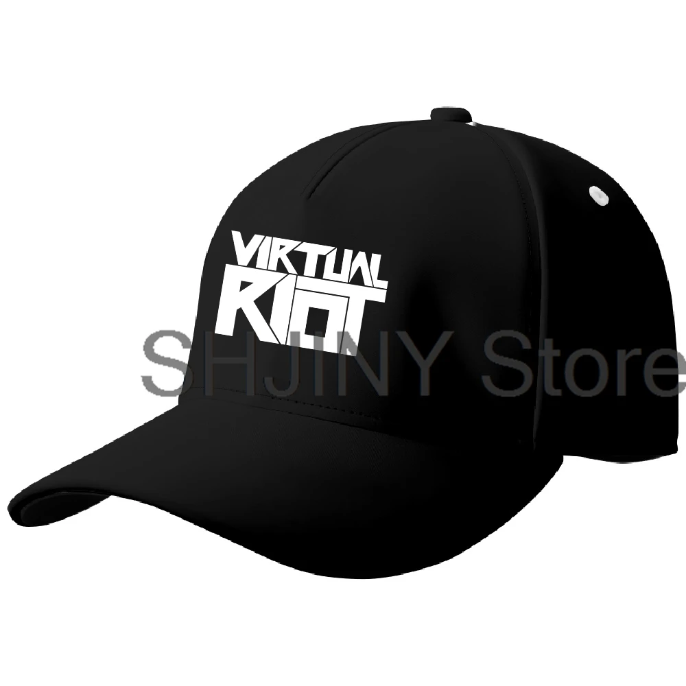 Virtual Riot Merch Logo Print Baseball Caps Women Men Trucker Hat Summer Outdoor Sprots Hats Hip Hop Sun Cap