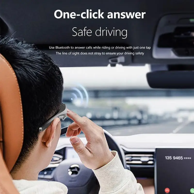 نظارات شمسية ذكية، نظارات شمسية صوتية ذكية، تحكم صوتي، حماية من الأشعة فوق البنفسجية، نظارات لاسلكية للأزياء الآمنة والفيديو واللياقة البدنية في الهواء الطلق