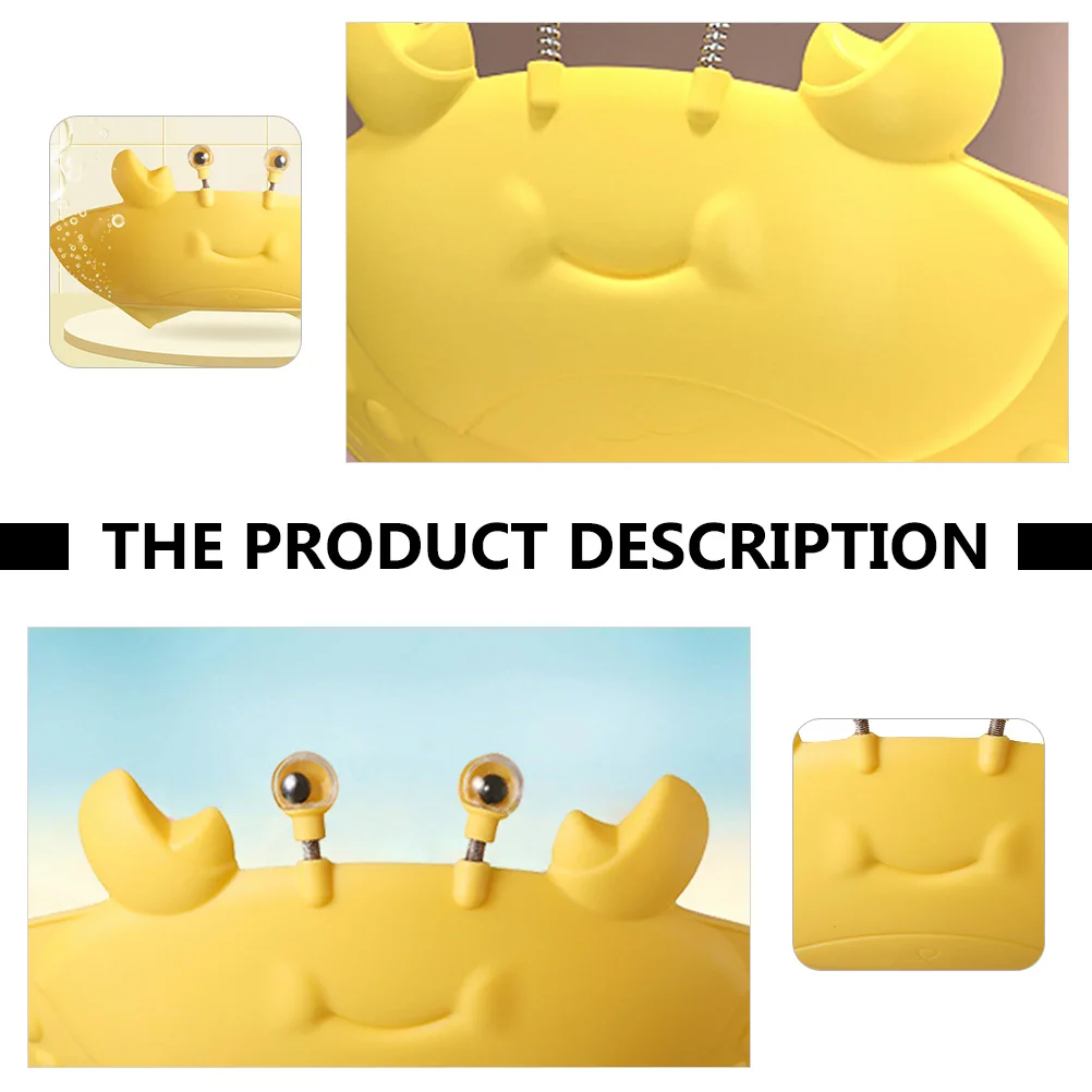 الكرتون كراب الشامبو قبعة حمام الطفل قبعة الاطفال غسل الشعر قبعة الرضع دش قبعة الأذن حامي قبعات قبعات استحمام الطفل #1