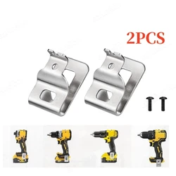 1-2pcs Belt Clips for Dewalt Stainless Steel Drill Tool Clips Hook Kit for Dewalt N268241 Fit for 20V Power Tools DCD980 DCD980L
