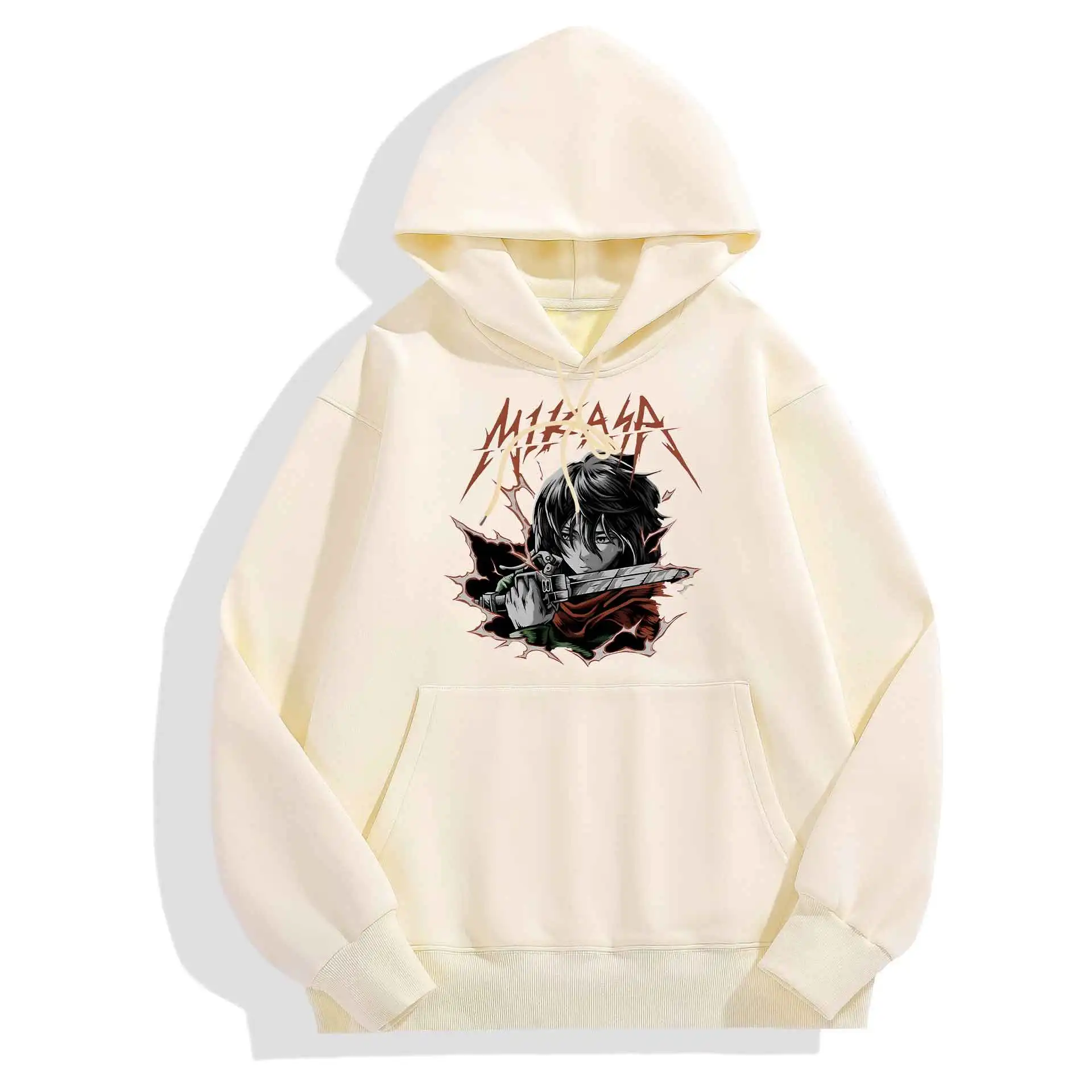 أزياء رجالية مطبوعة بأكمام طويلة وغطاء للرأس ملابس رياضية دافئة غير رسمية فضفاضة تناسب أزياء الخريف ملابس الشارع