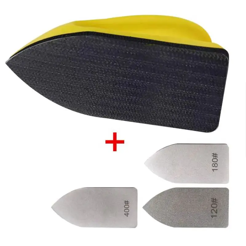 Glass Sintered Stone Sharp Edge Grinding Tool Diamond Hand Polishing Pad Emery Abrasive Disc For Site Trimming Processing Job