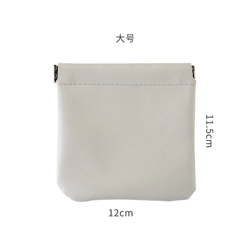 Shrapnel storage bag, automatic drawstring pocket, lipstick, makeup coin purse, sanitary napkin, small digital earphone, data ca