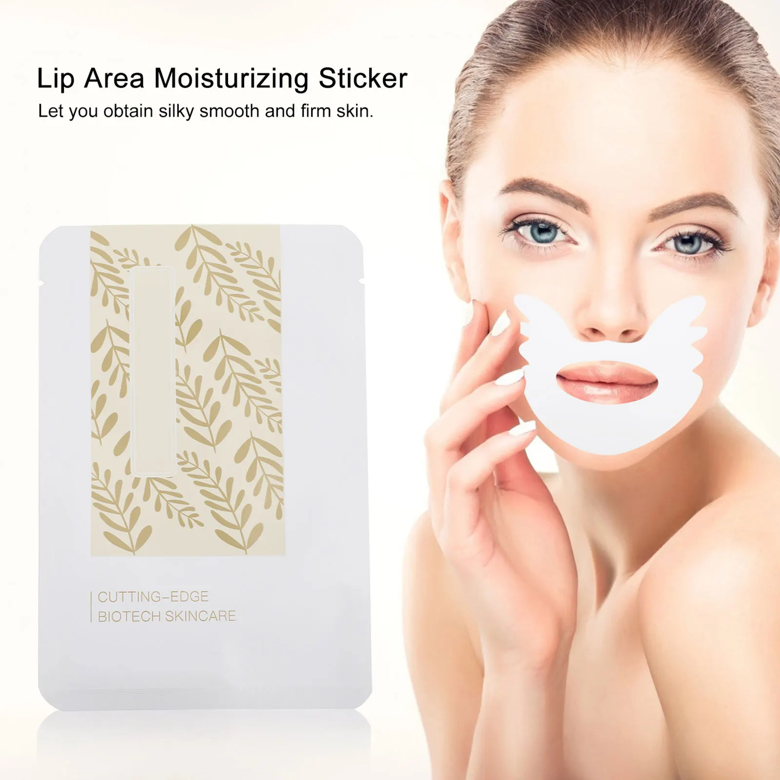 5 Pezzi Patch Premium Naturali Idratanti per Trattamento Anti-Rughe e Rassodanti per Pieghe Nasolabiali e Mento