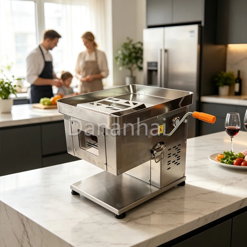 Hachoir à viande électrique commercial entièrement automatique pour hacher les légumes, robot culinaire de cuisine
