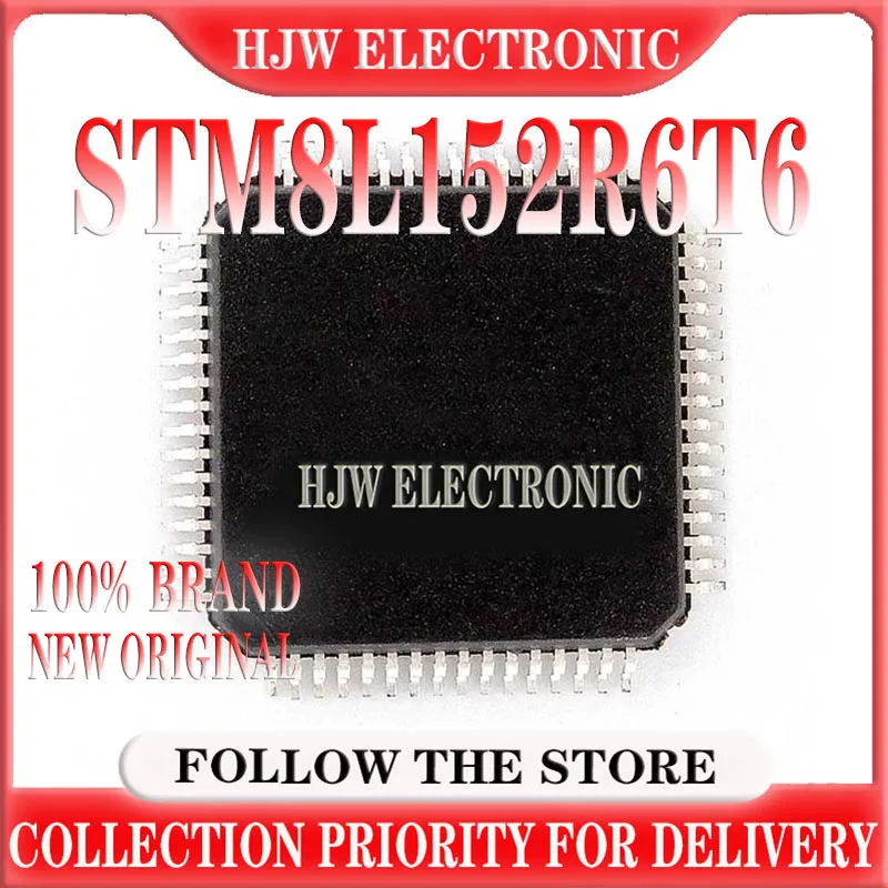 

10-100PCS STM8L152R6T6 LQFP-64 Interface - serializer, solution series New original Not only sales and recycling chip (1PCS)