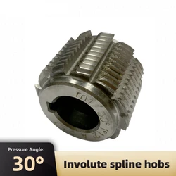 Involute Spline Hob Gear Milling Cutter PA30 Degree HSS W6542 M0.5 M0.75 M0.8 M1 M1.25 M1.5 M1.75 M2 M2.25 M2.5 M3 M3.5 M4 M6 M8