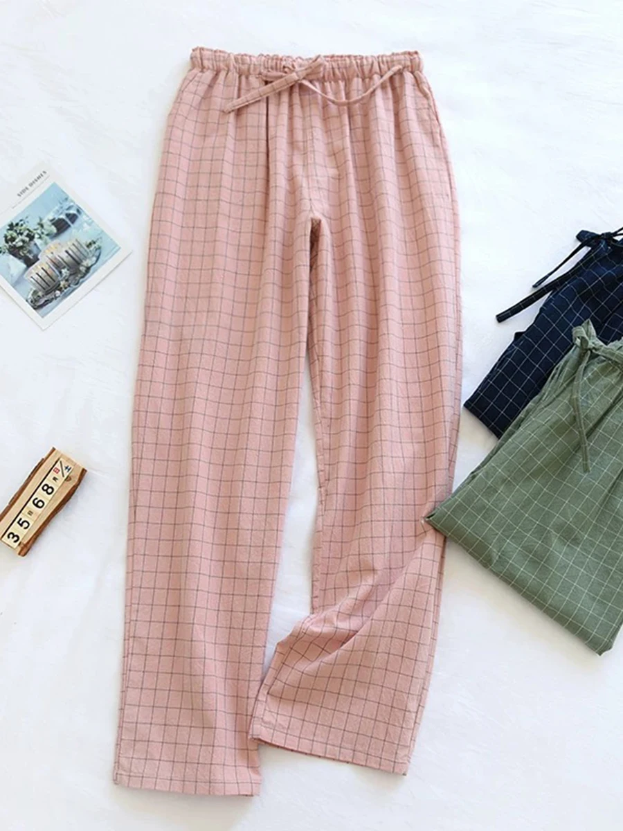 Loose Pajama Pants Men's Trousers Men's Spring and Autumn Loose Large Size Simple Casual Straight Home Pants