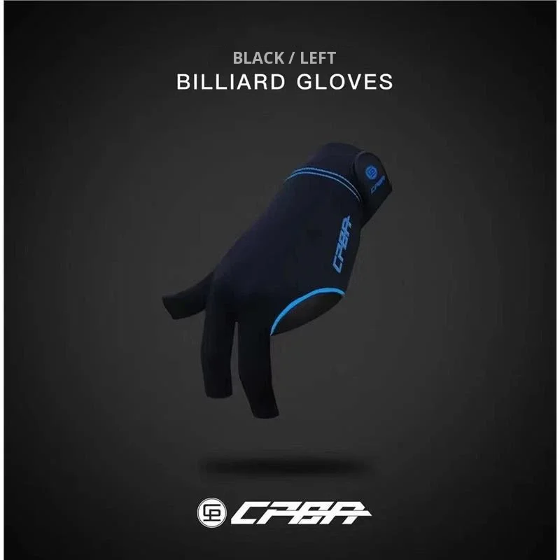 CPBA Masaru Ueda High-end Breathable Cotton/Spandex Billiards Gloves-Fingerless Three-finger Full-finger Design Ambidextrous for
