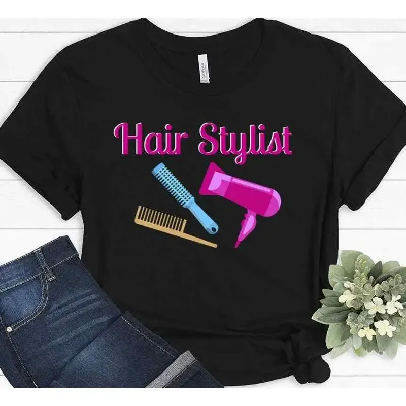 Hair Stylist Cosmetologist T Shirt Beautician S