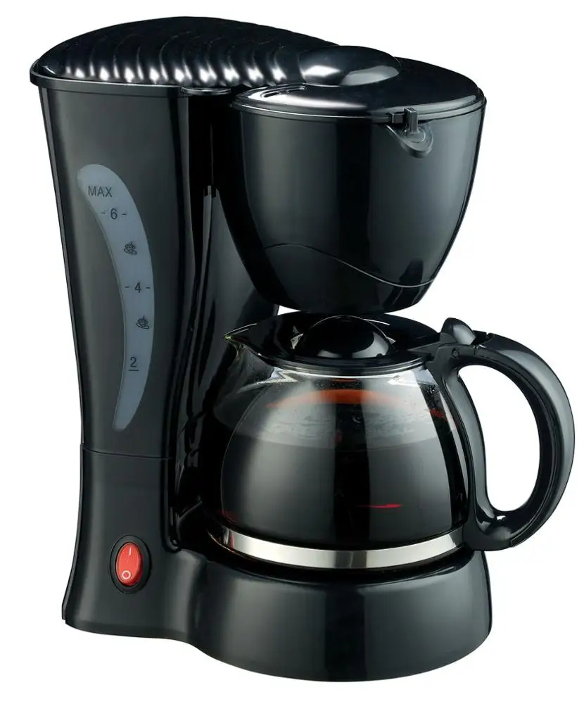 PANCERKA Modern Programmable Semi-Automatic Drip Coffee Maker 4 Cup Plastic Electric Self-Cleaning for Household Commercial Use