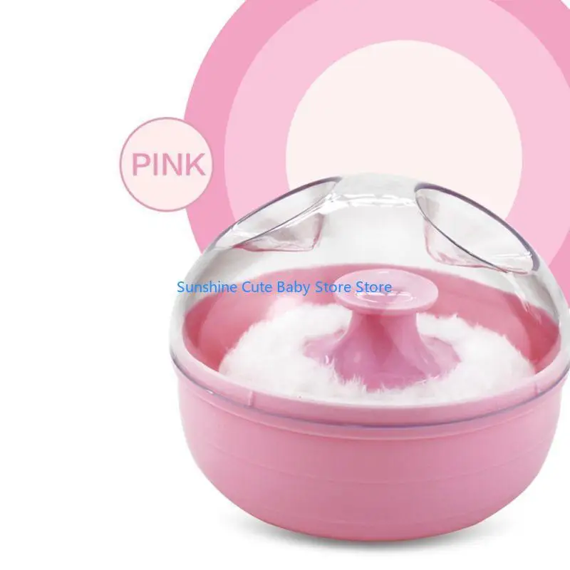 C5AF بودرة سائبة للعناية بالبشرة للأطفال الصغار بعد الاستحمام قابلة لإعادة الملء لحقيبة الوجه والجسم #4