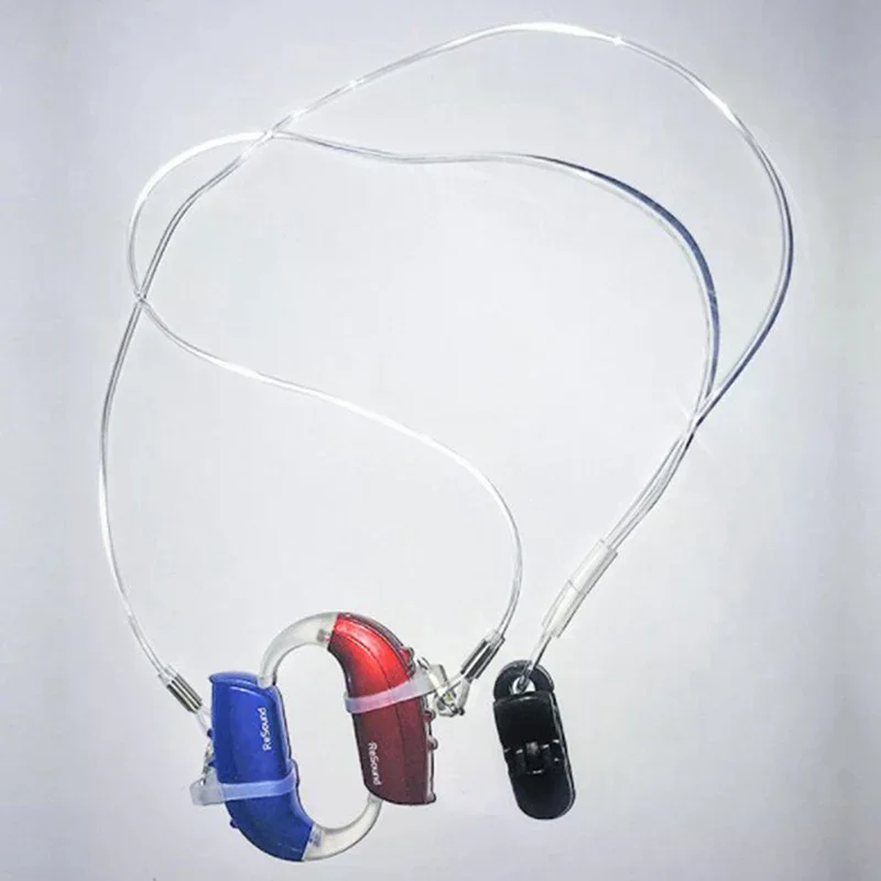

1Pc Hearing Aid Clip Clamp Rope Holder Protector Falling Losing Storage Case Box