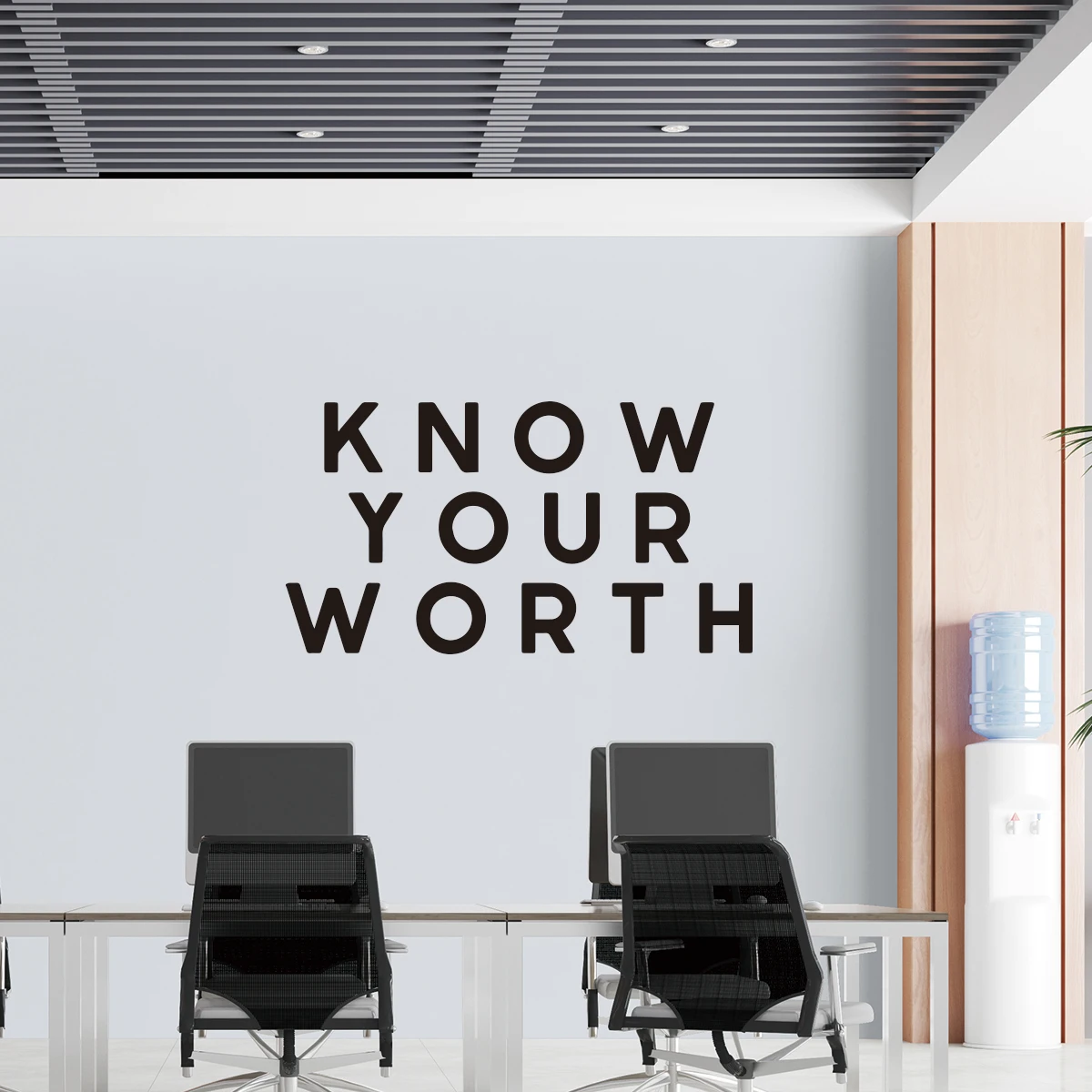 1pc Inspirational Quote Wall Sticker Diy Wallpaper Waterproof Wall Art Decal Removable Wall Stickers Home Decor Wall Stickers