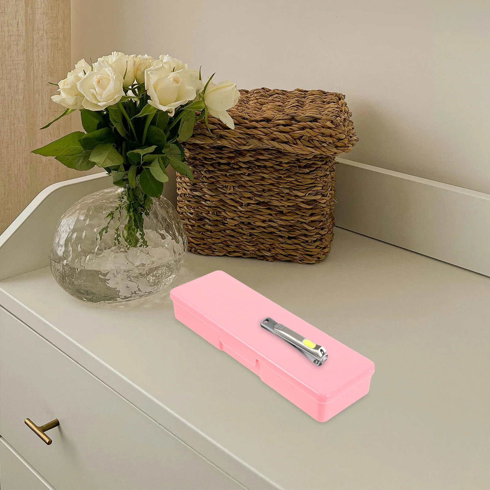 5Pcs Eyelash Tweezer Holder Box Durable Portable Tweezers Storage Case Organizer for Eyelash Extensions Tweezer Holder