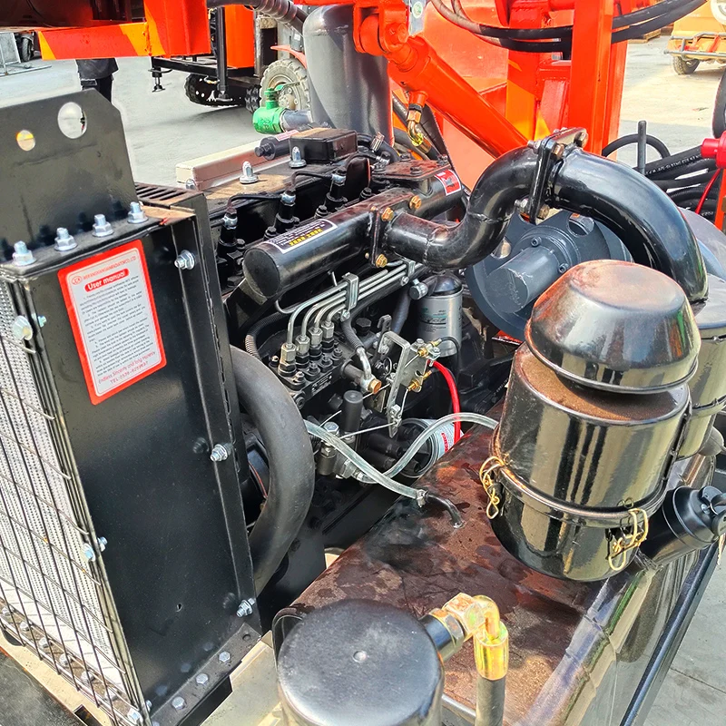 جهاز حفر آبار المياه الهيدروليكي عالي التحمل مخصص 200 متر جهاز حفر آبار المياه الدوارة منجم عميق 200 متر