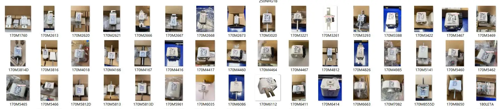 FUSES 170M4438 170M4439 170M4440 170M4441 170M4442 170M4443 Square Body  Flush End Contact New Original