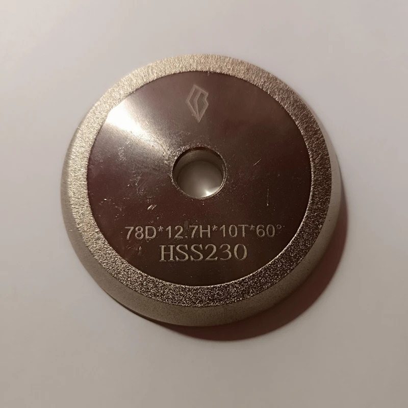CBN SDC Diamant-Schleifscheibe Bohrerschleifmaschine Bohrerschärfer Schleifer 60 Grad Winkel 78*12,7*10mm für 13-Typ – Detail 4