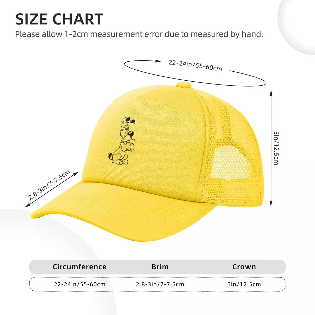 Asterix And Obelix Dogmatix Ideafix Obelix Dog Mesh Baseball Caps Snapback Baseball Hats Casquette Outdoor For Men's And Women's