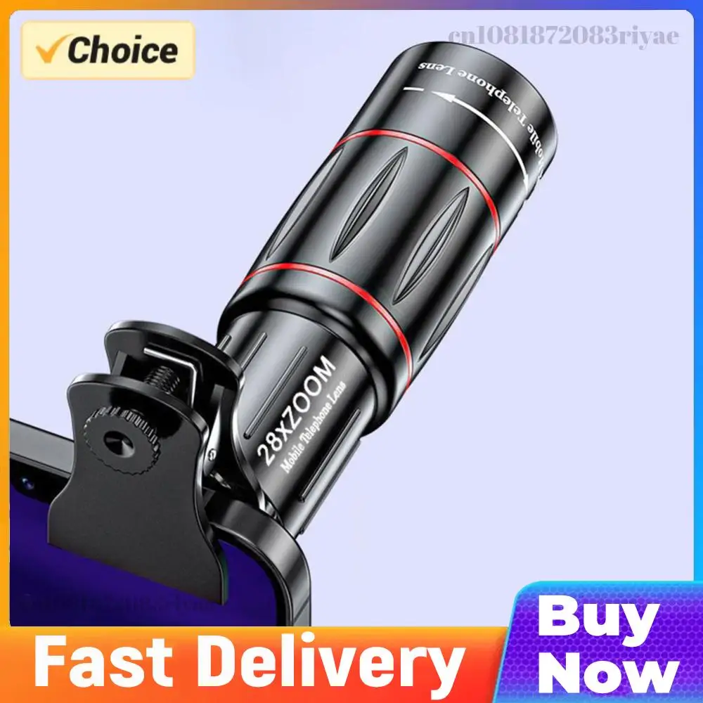 

18/28/36X Mobile Phone Camera Lens Universal Zoom Monocular Telescope Phone Camera Telephoto Lens for Camping Hunting Sports
