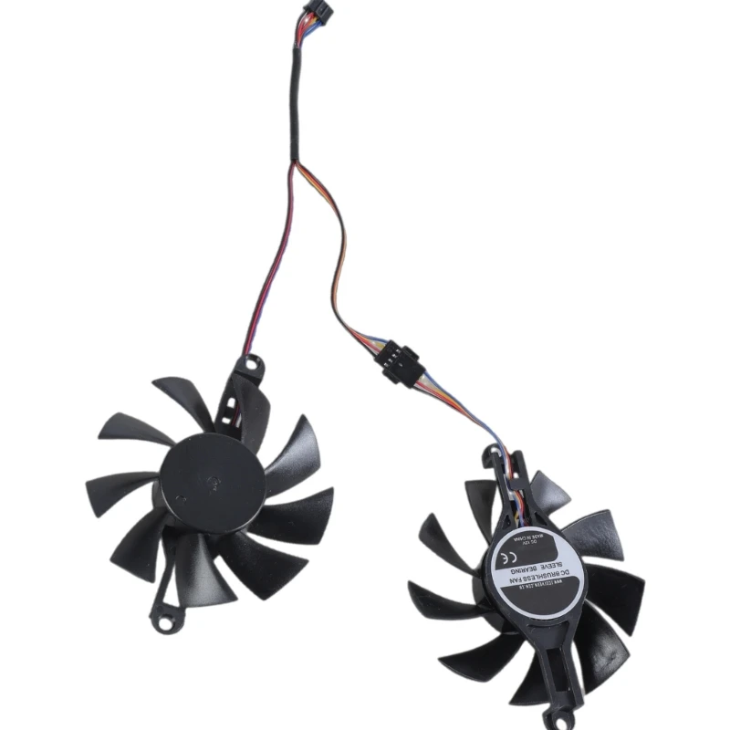 Cooling Graphics Fan 80mm 4PIN for RX580 2048 Cooling Fan Management Accessory
