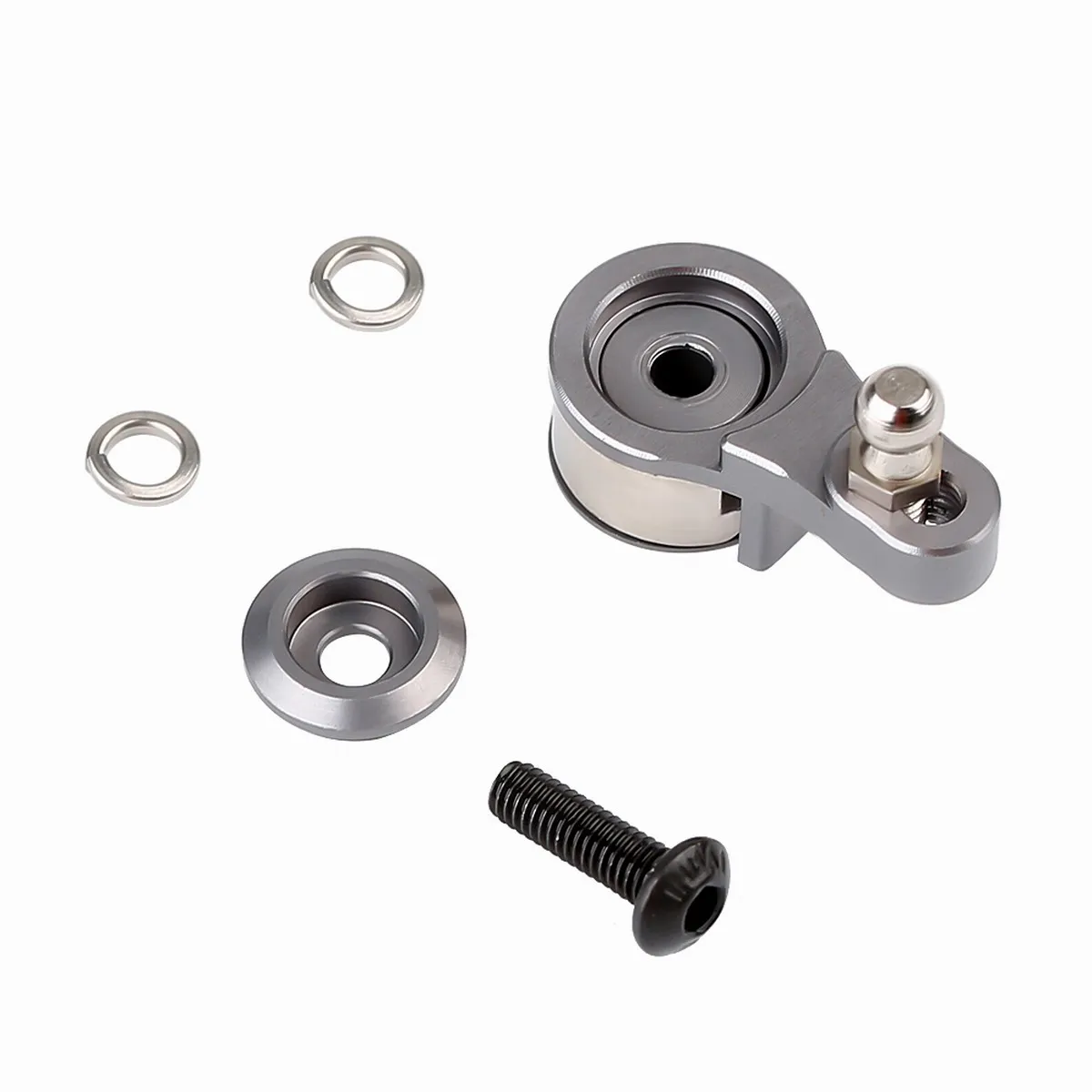 1/10 In Lega di Alluminio Servo Saver Braccio 25T Per Tamiya tt01 tt01e tt02 RC Ricambi Auto accessori