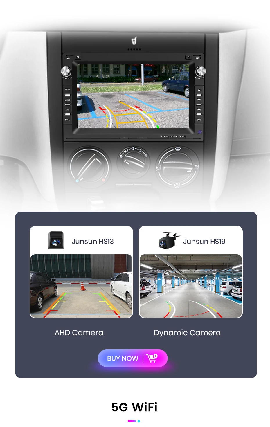 Junsun Carplay Android Auto Auto intelligente Systeme für VW Golf 4 Passat Polo Transport T5 Multivan Sitz Jetta Autoradio – Detail 21