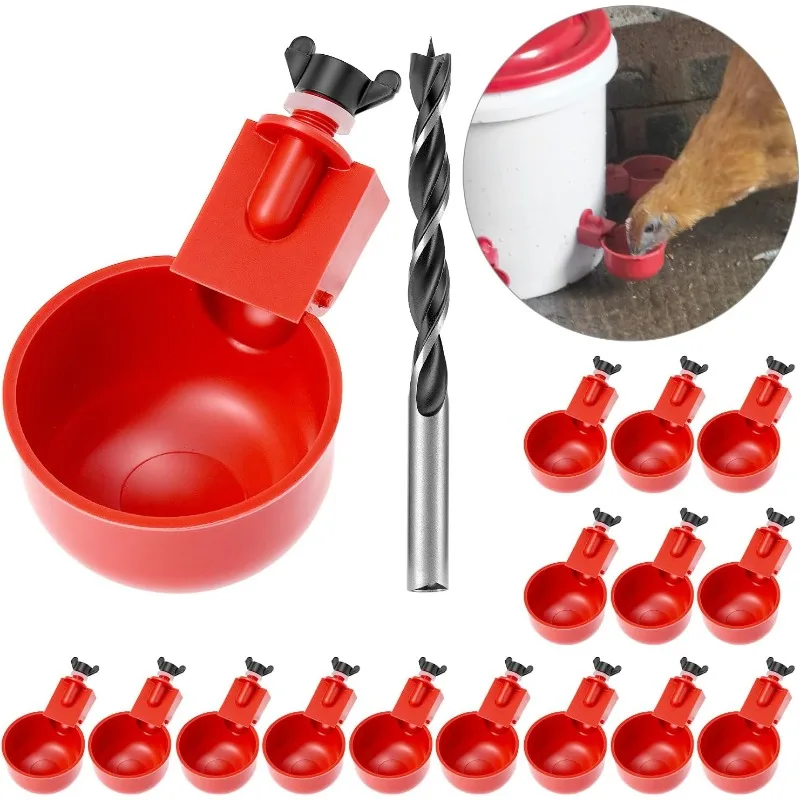 Poultry Supplies Automatic Chicken Waterer Cups 3/8