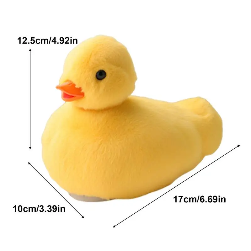 Canard en peluche électrique pour tout-petits de plus de 14 ans, jouet animal de dessin animé coule qui se balance et se balance