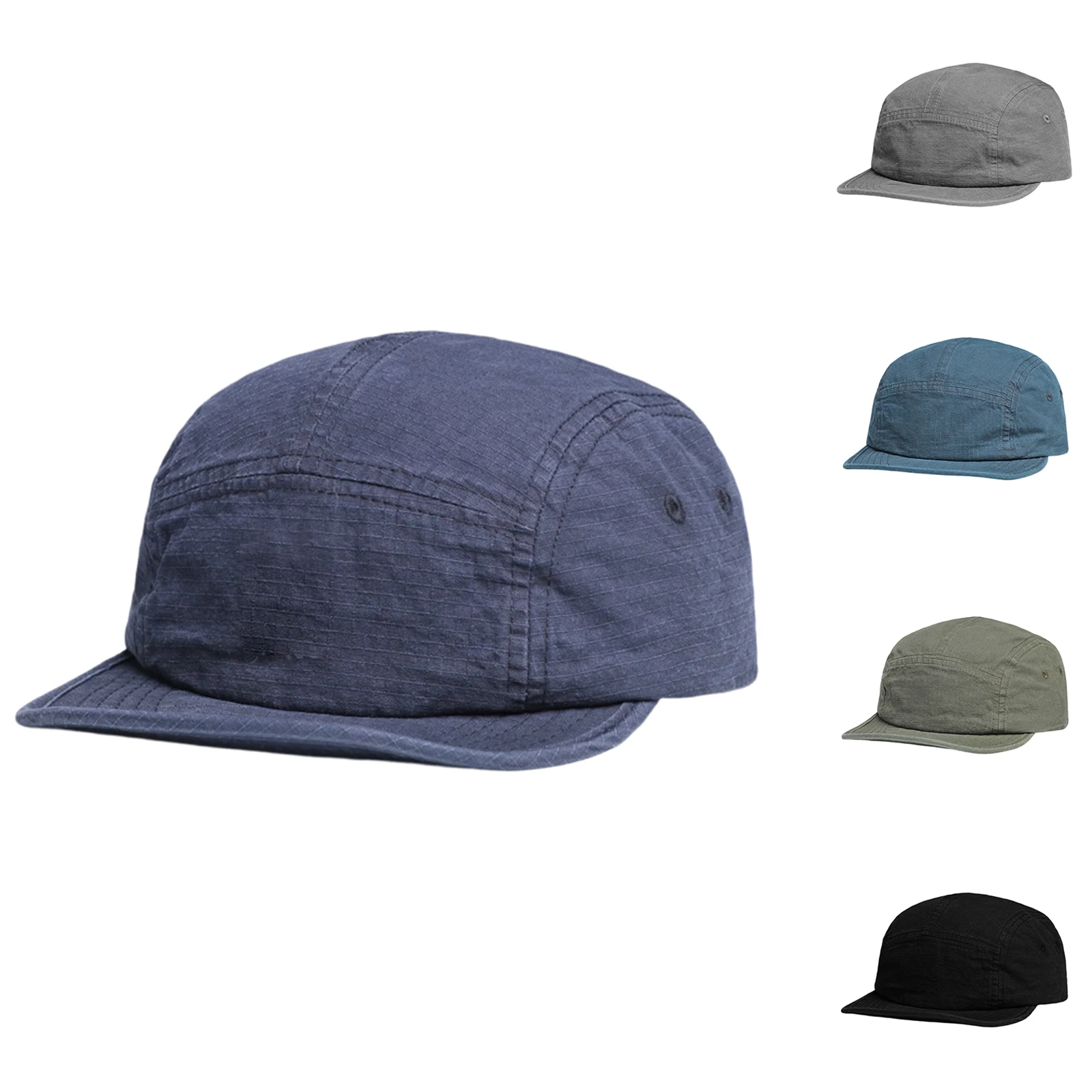 Running Cap Lightweight - Unisex 5-Panel Baseball Cap Breathable Lightweight