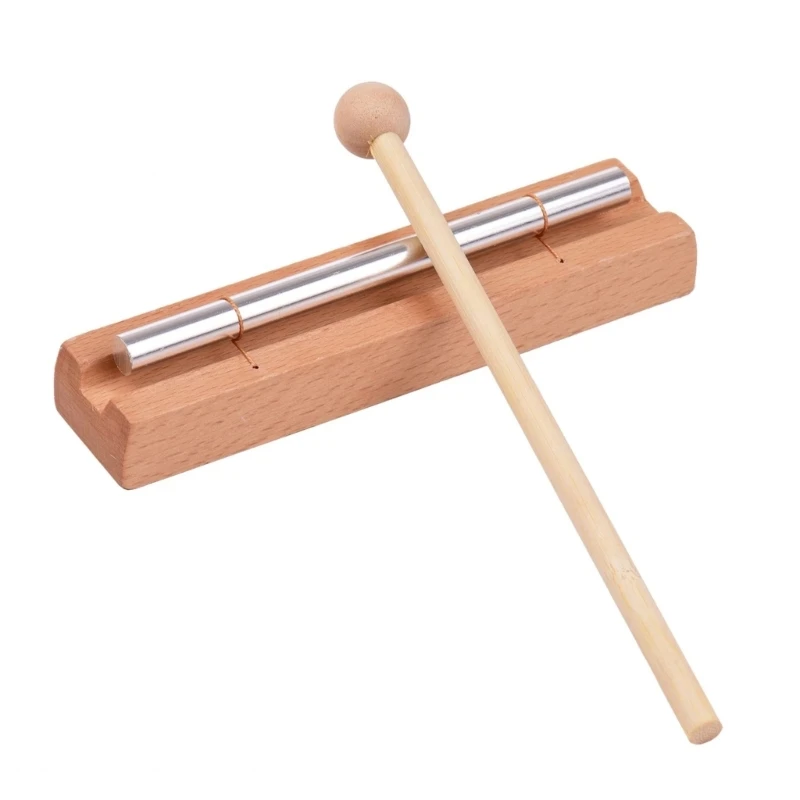 Classroom Meditation Chimes Hand Bells Wooden Percussion Instruments Meditation Gifts for Kids, Adult