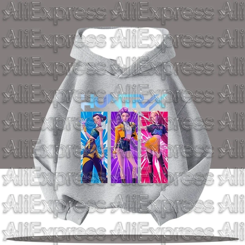 

KPop Devil Hunter Huntrix Short Hoodie Children's Casual Fashion Clothing Men's Baby Jacket Girls' Hoodie Sportswear Children's