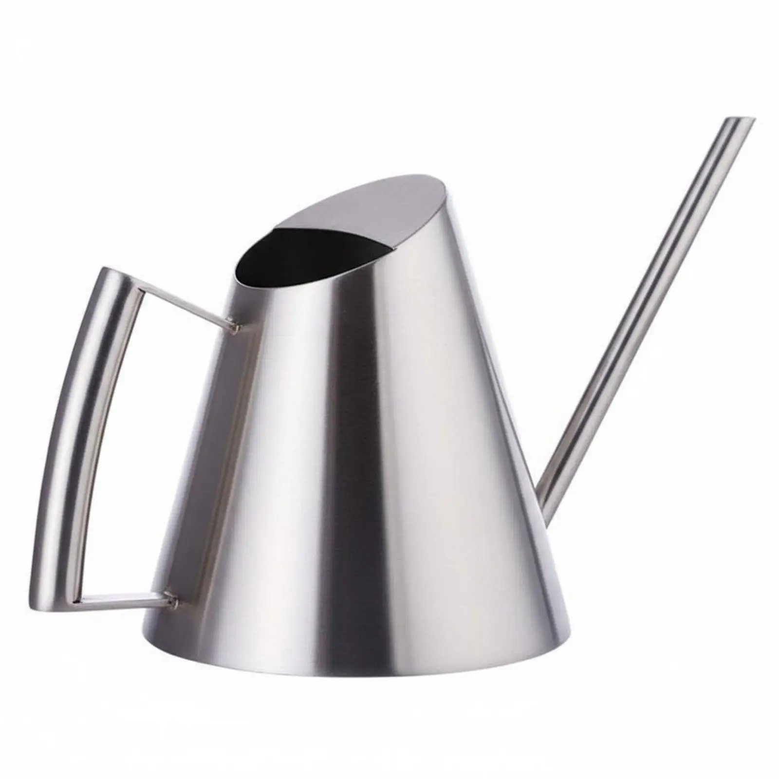 Plant Watering Can Stainless Steel Slim Spout for Indoor Flowers Balcony Decorative Piece