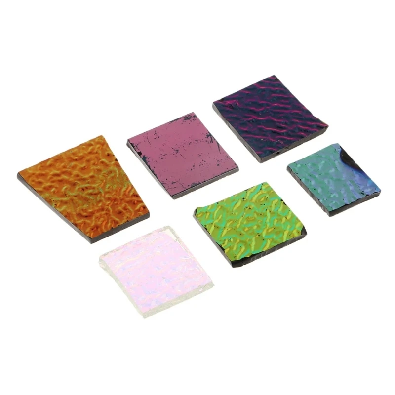Bright Dichroic Glass Shards 28g Accesories Suitable For Crafting Unique Jewelry Pieces And Enhancing Art Projects