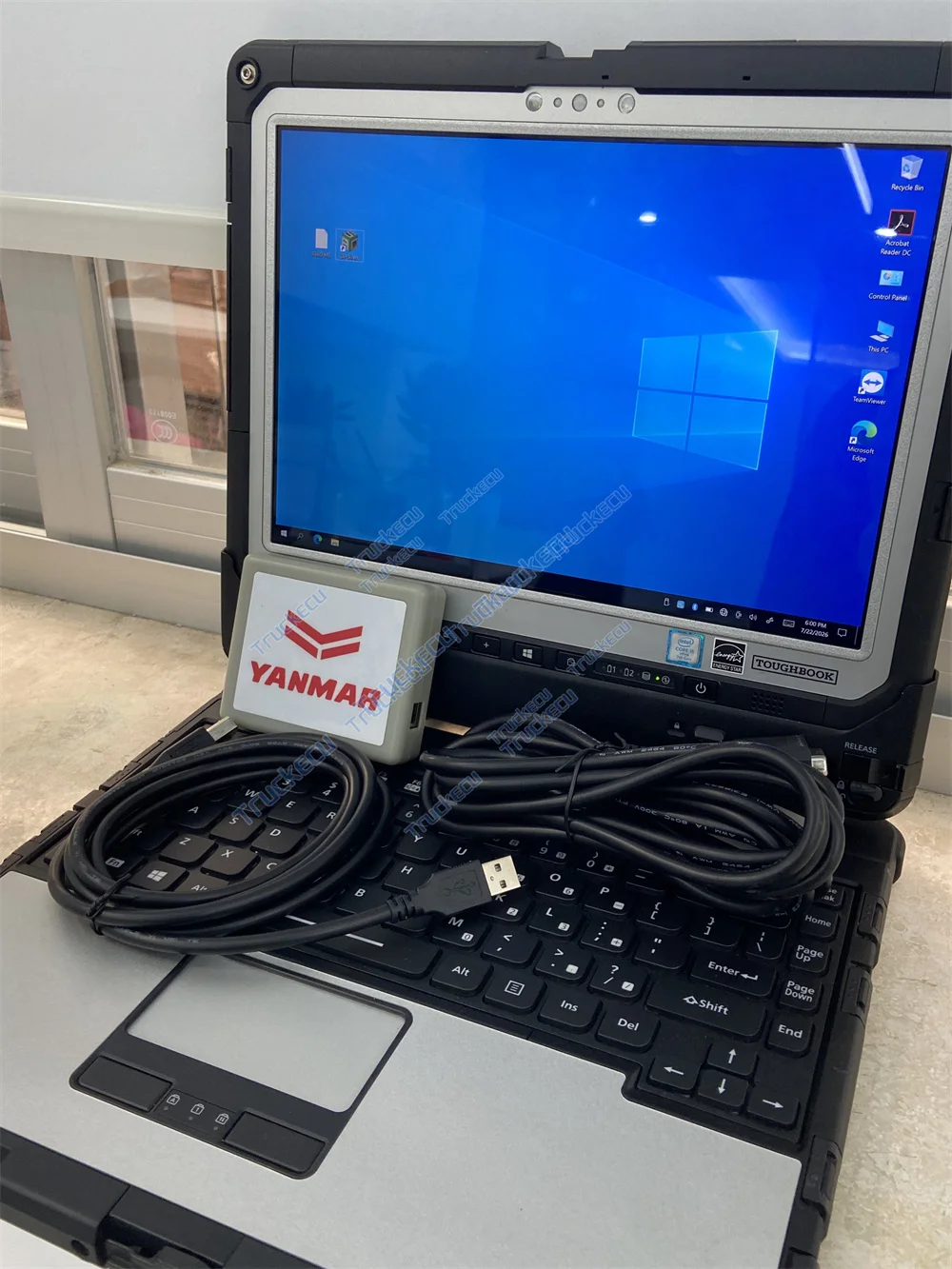 Yanmar Excavator Diagnostic Tool, Toughbook CF53 Laptop with Full Excavator Diagnostic Adapter Test Equipment
