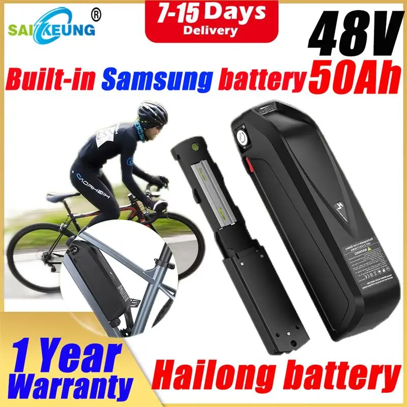 Hailong electric bike battery 48v36 52 60 72v 24 20 35 40 50 60ah Batterie Velo Electrique Ebike 30ah Cham-rider 2000w Battery