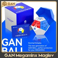 GAN Megaminx New UV Matte Mega Maglev 160 Original High Quality Speed Magic Cube Dodecahedron Magnets Speed Puzzle Gift Toys