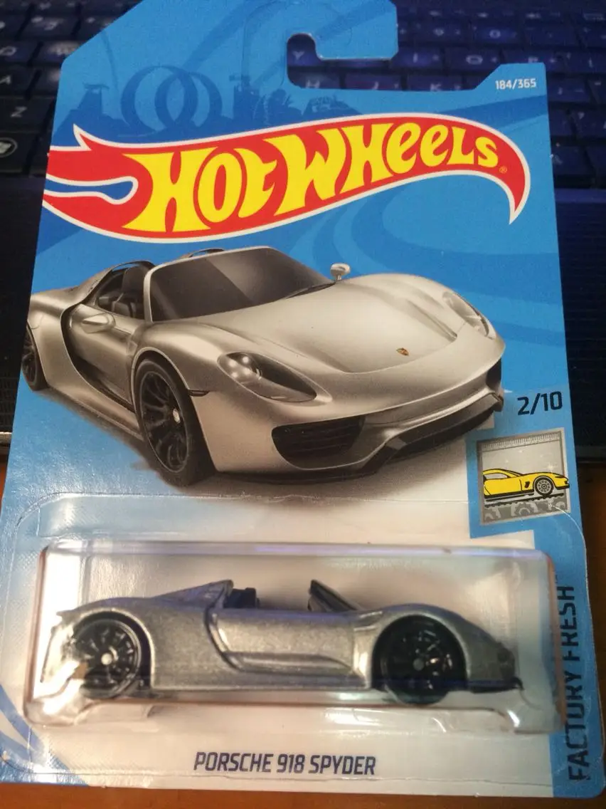 HOT WHEELS 1:64 PORSCHE 918 SPYDER Collection die cast alloy car model decoration gift