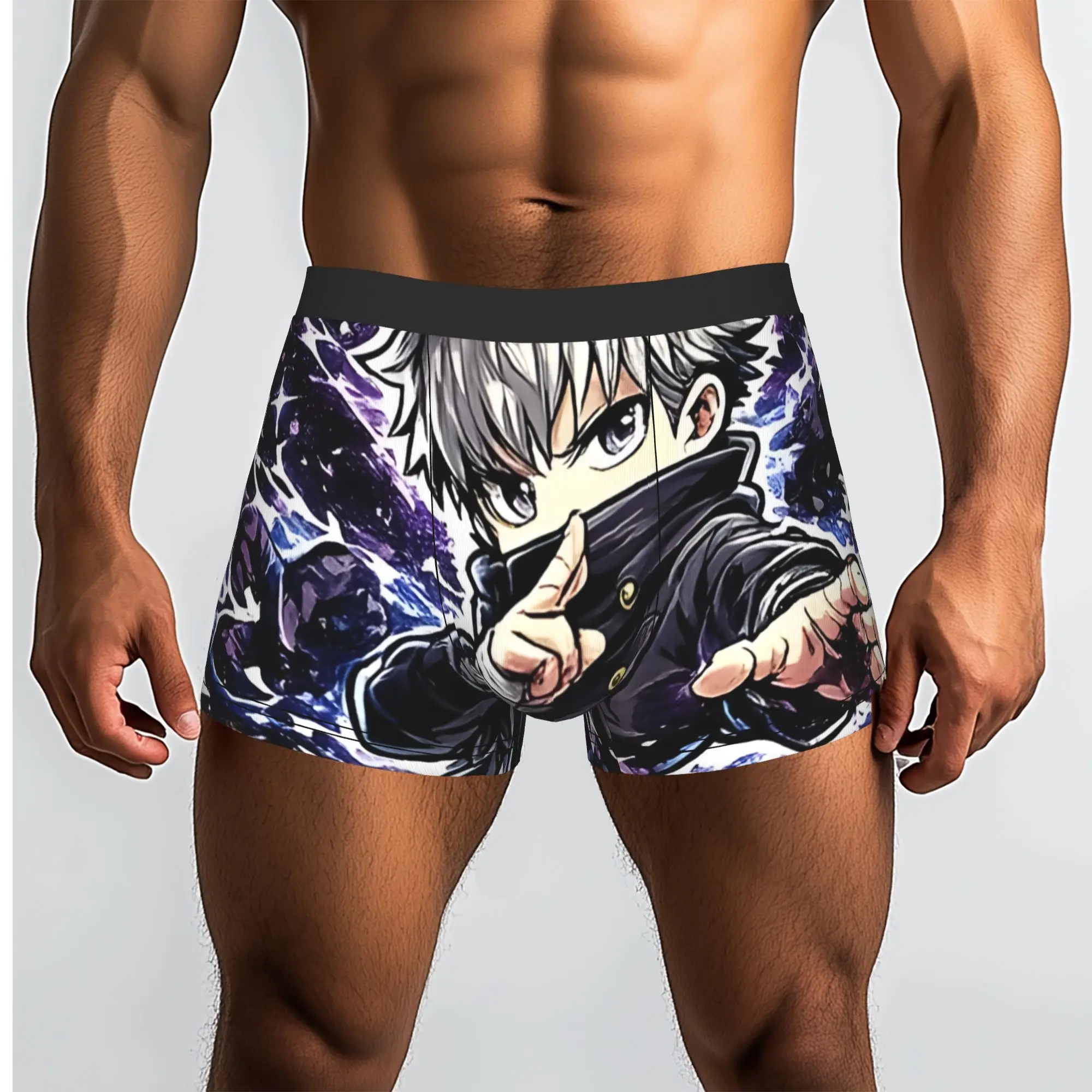 

Мужские трусы-боксеры Chibi Toge Inumaki Bandai Jujutsu Kaisen, дышащие шорты, нижнее белье для мужчин