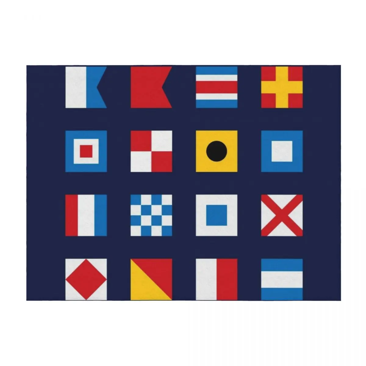 

Nautical flags, sailing, Maritime signal flags Throw Blanket Cute Sofa Quilt Baby Thermal Blankets