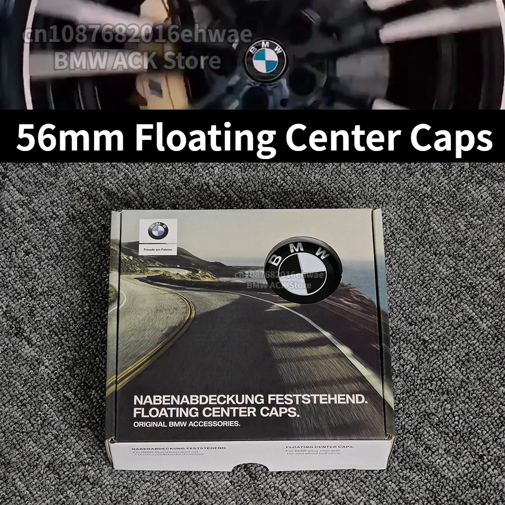 

56mm Floating Wheel Center Caps for BMW G11 G12 G30 G31 G32 G38 G01 G08 G02 G05 F45 F46 F52 F48 F49 F39 F90 Auto Accessories