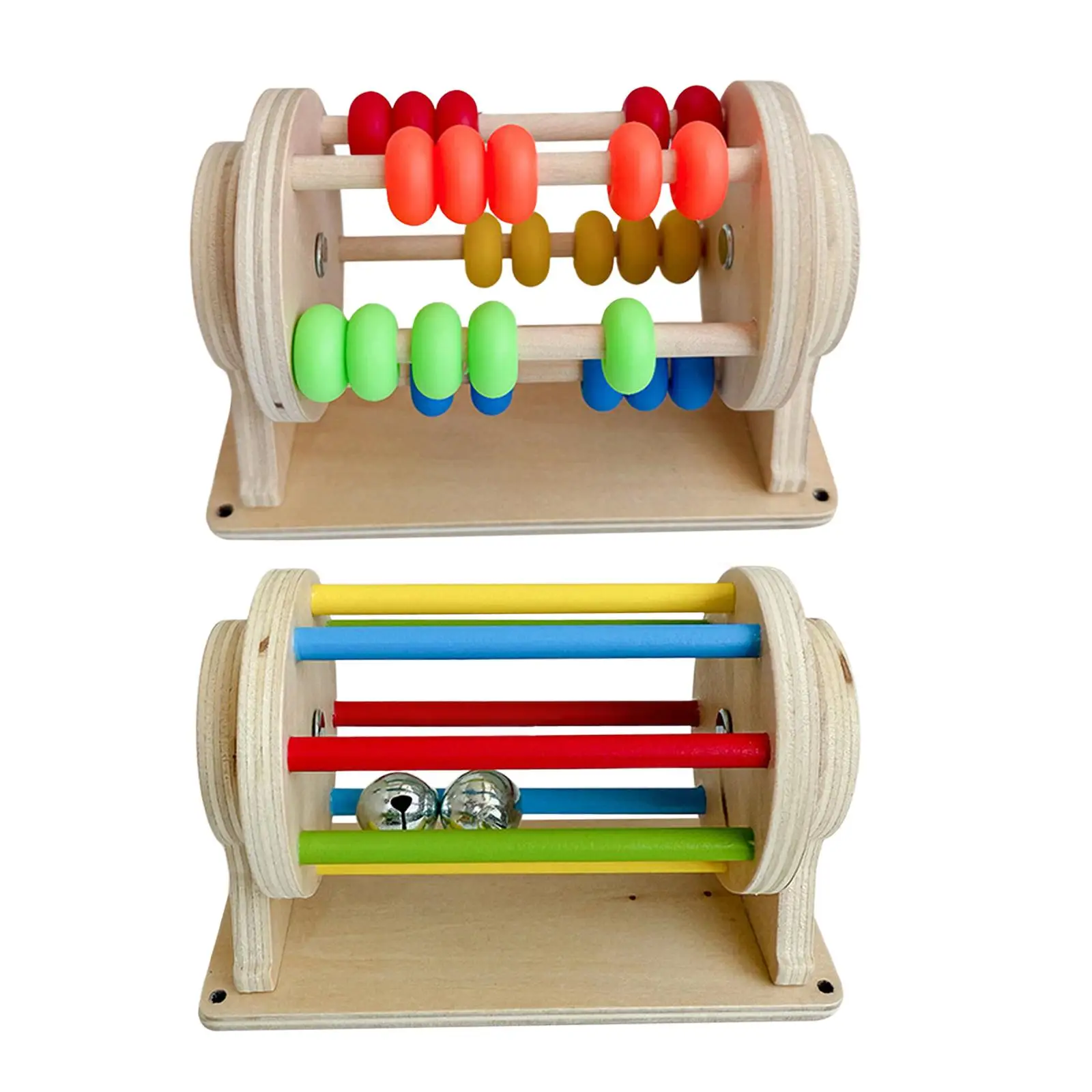 Crianças rolando tambor sensorial brinquedo coordenação cor classificação desenvolvimento sensorial brinquedo de tambor rotativo para restaurante andando berçário