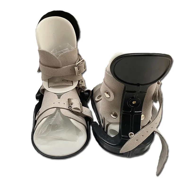 

1Pair Medical Orthopedic Leather Dennis Brown Splint Shoes for Corrective Deformed Foot for Children-No Shoe Rack