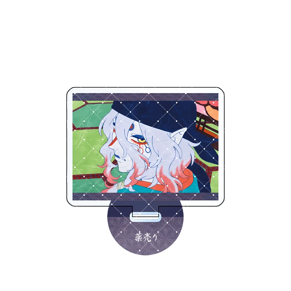Anime ”Mononoke“ 10cm Acrylic Stand Keychain Kusuriuri&Kayo Figure Model Ornament Gift For Fans